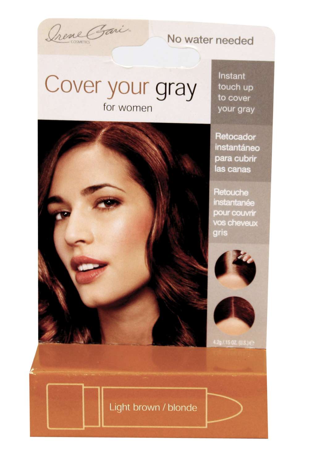 CYG HAIR STICK LIGHT BROWN