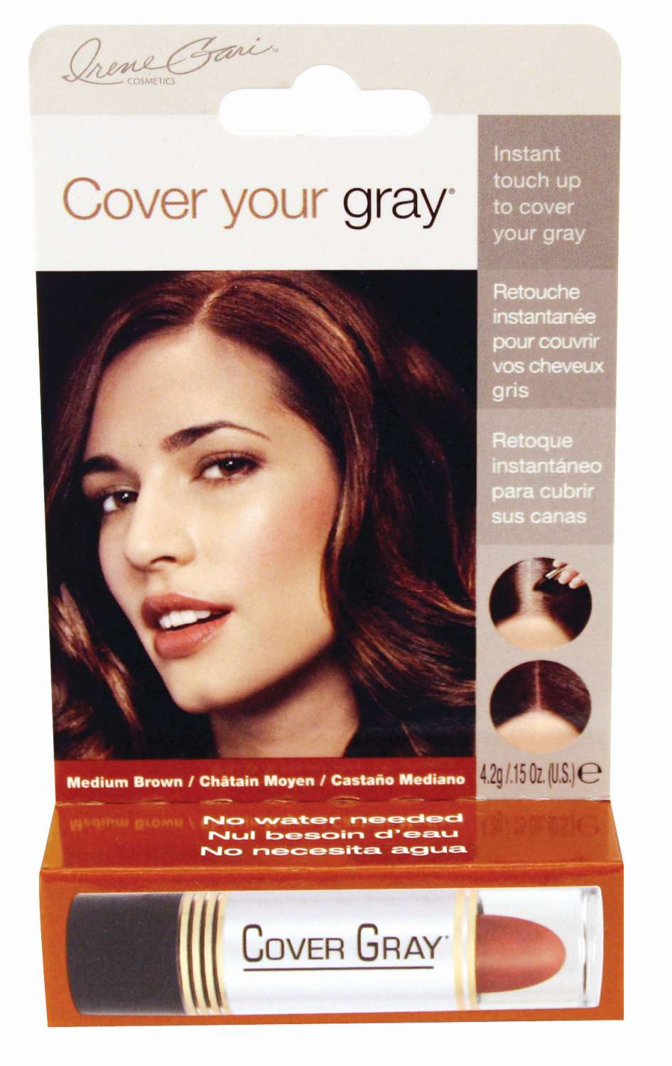 CYG HAIR STICK MEDIUM BROWN