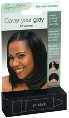 COVER GRAY HAIR STICK JET BLK