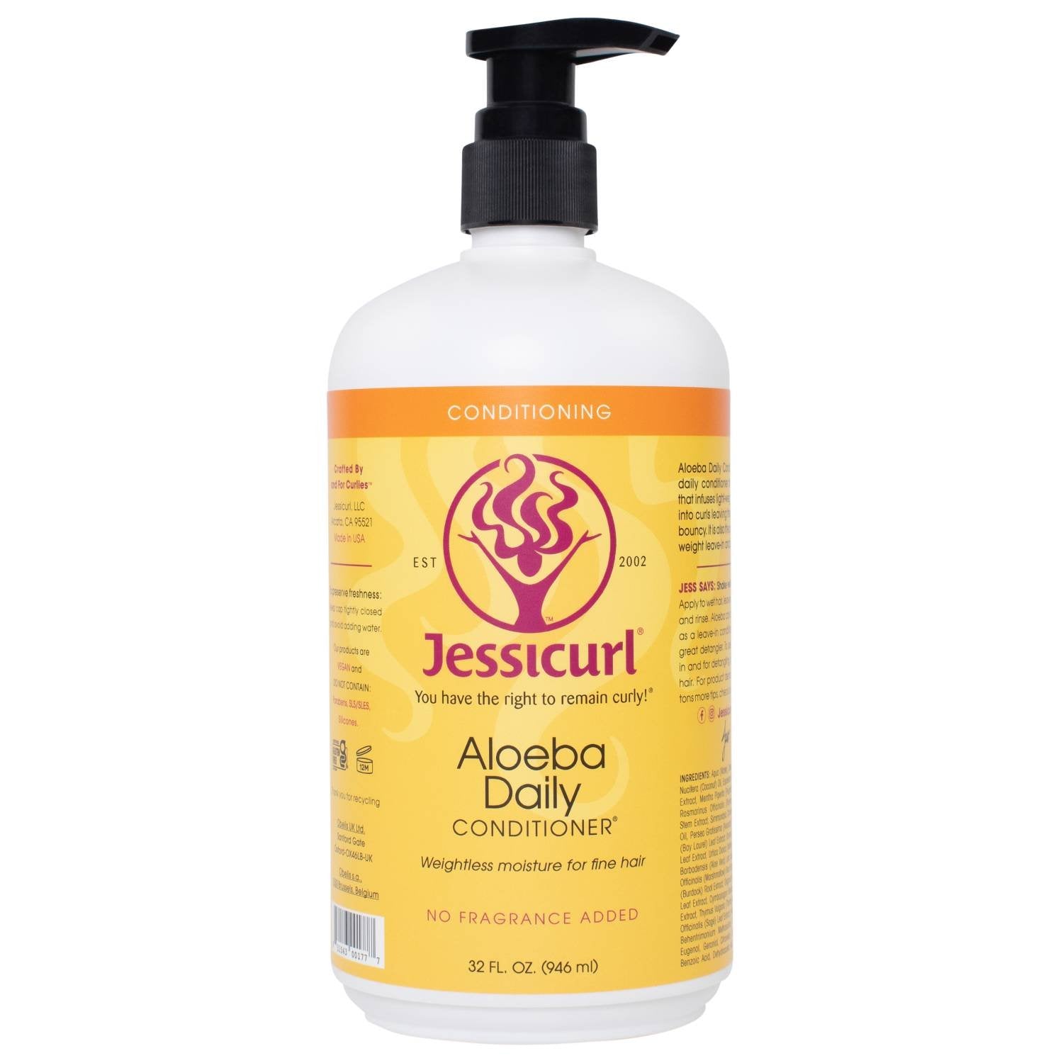 JESSICURL ALOEBA DAILY CONDITIONER 32 OZ