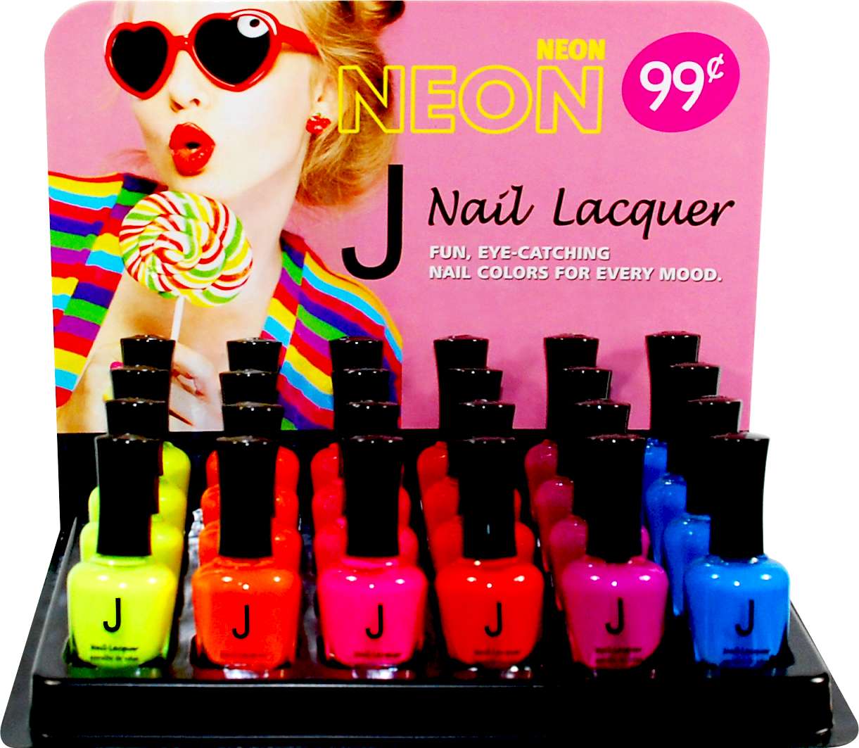 J N/P S/DISPLAY NEON ASST