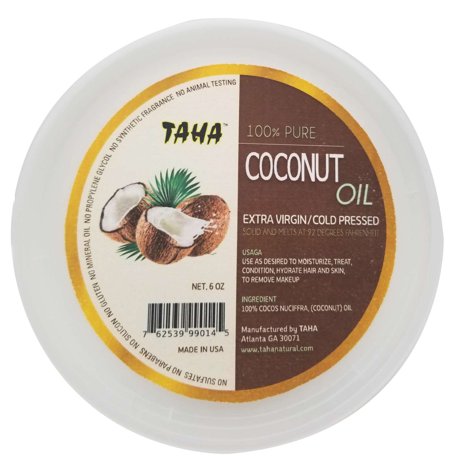 TAHA COCONUT EXTRA VIRGIN OIL