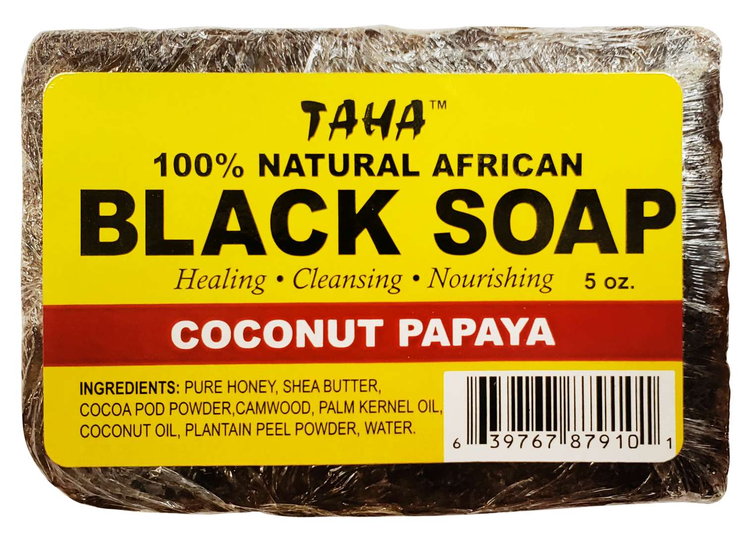 TAHA BLACK SOAP [COCONUT PAPAYA]