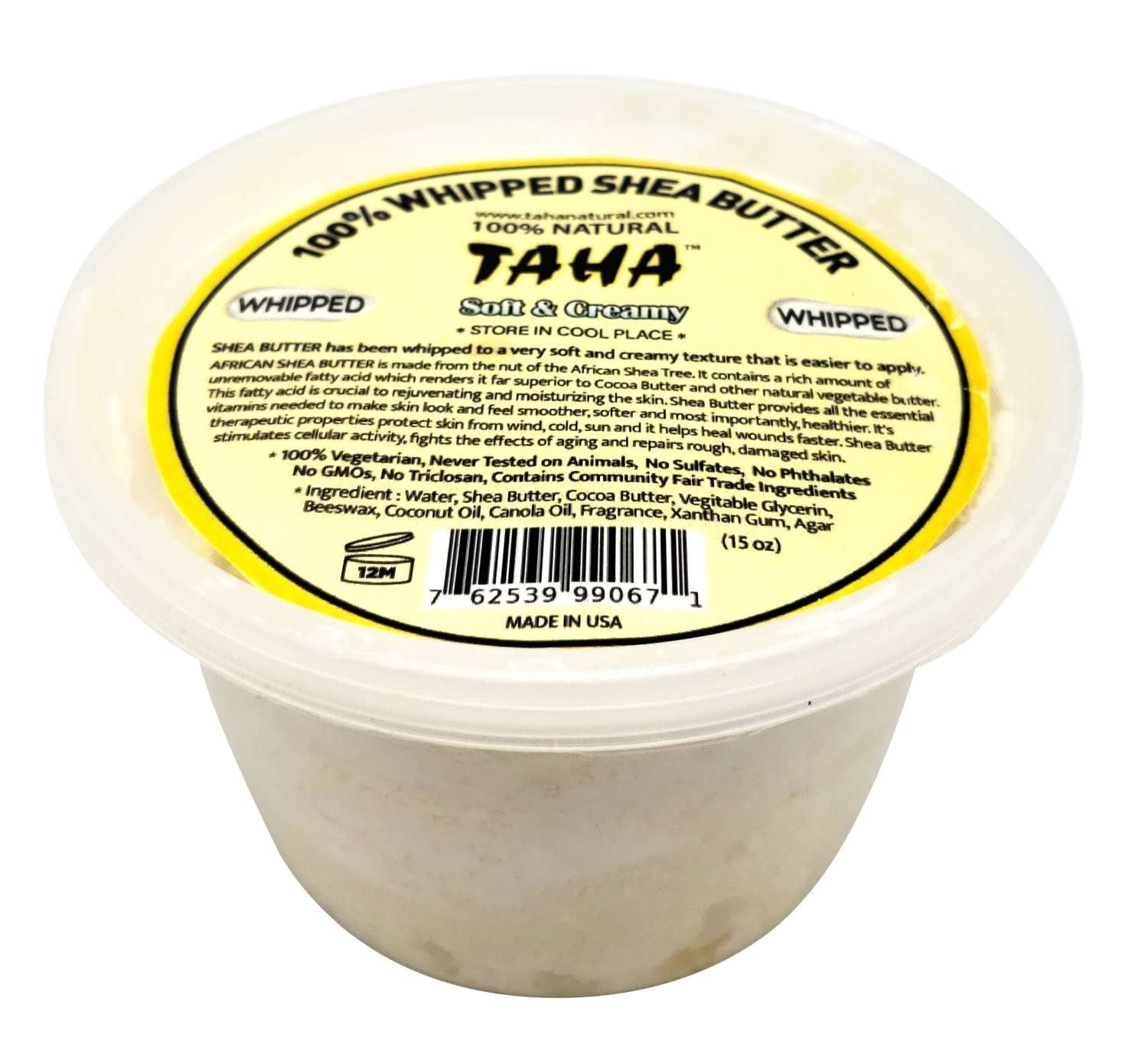 TAHA SHEA BUTTER [WHIPPED] 15 OZ