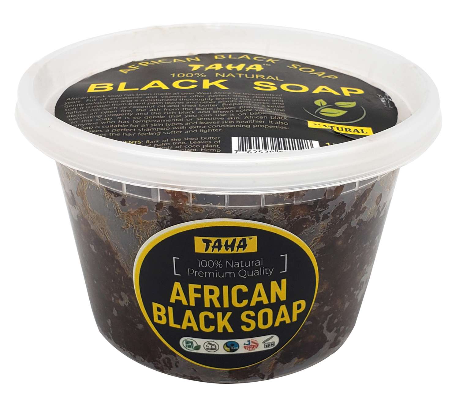 TAHA BLACK SOAP [NATURAL] TUB