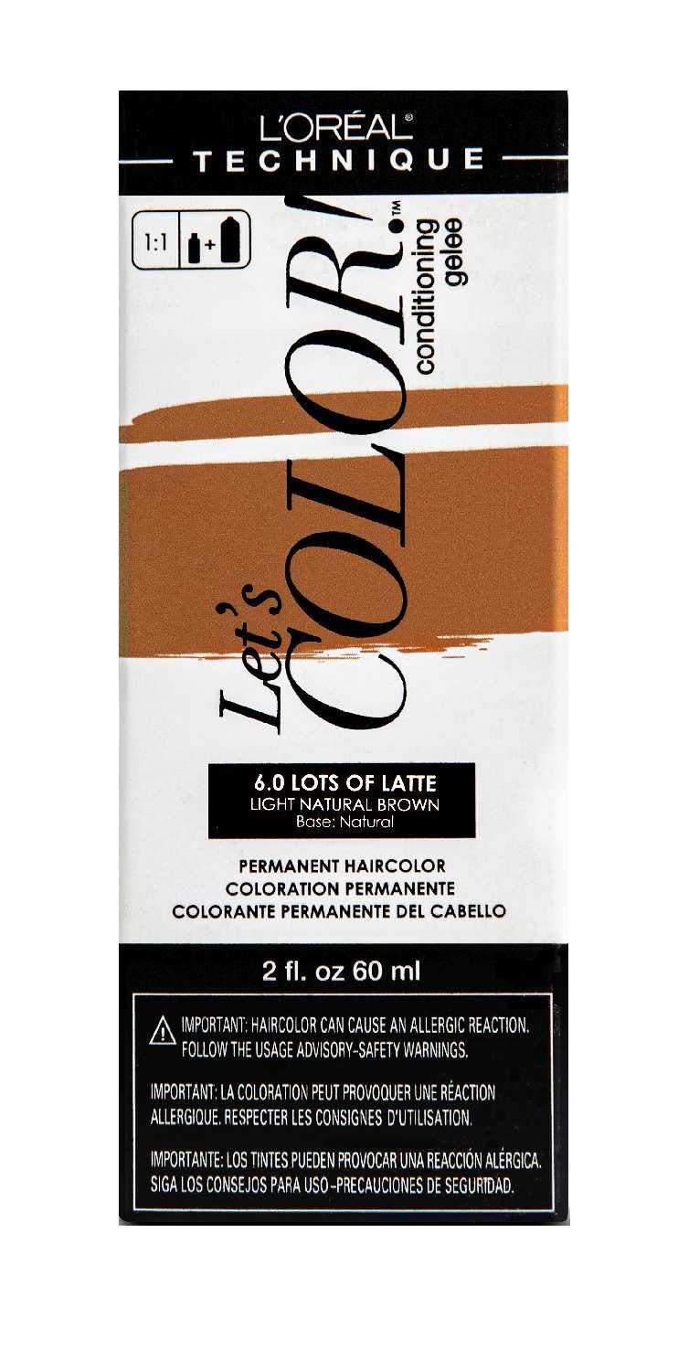 LET'S COLOR 6.0 [LOTS OF LATTE] 2 OZ