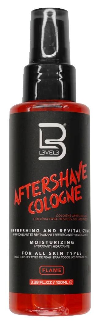 LEVEL3 AFTERSHAVE COLOGNE [FLAME] 3.38 OZ