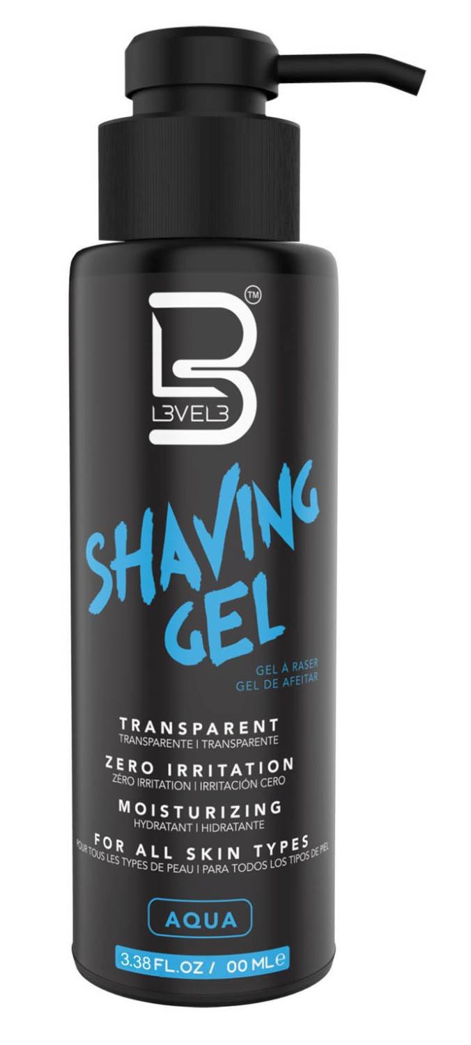 LEVEL3 SHAVING GEL [AQUA] 3.38 OZ