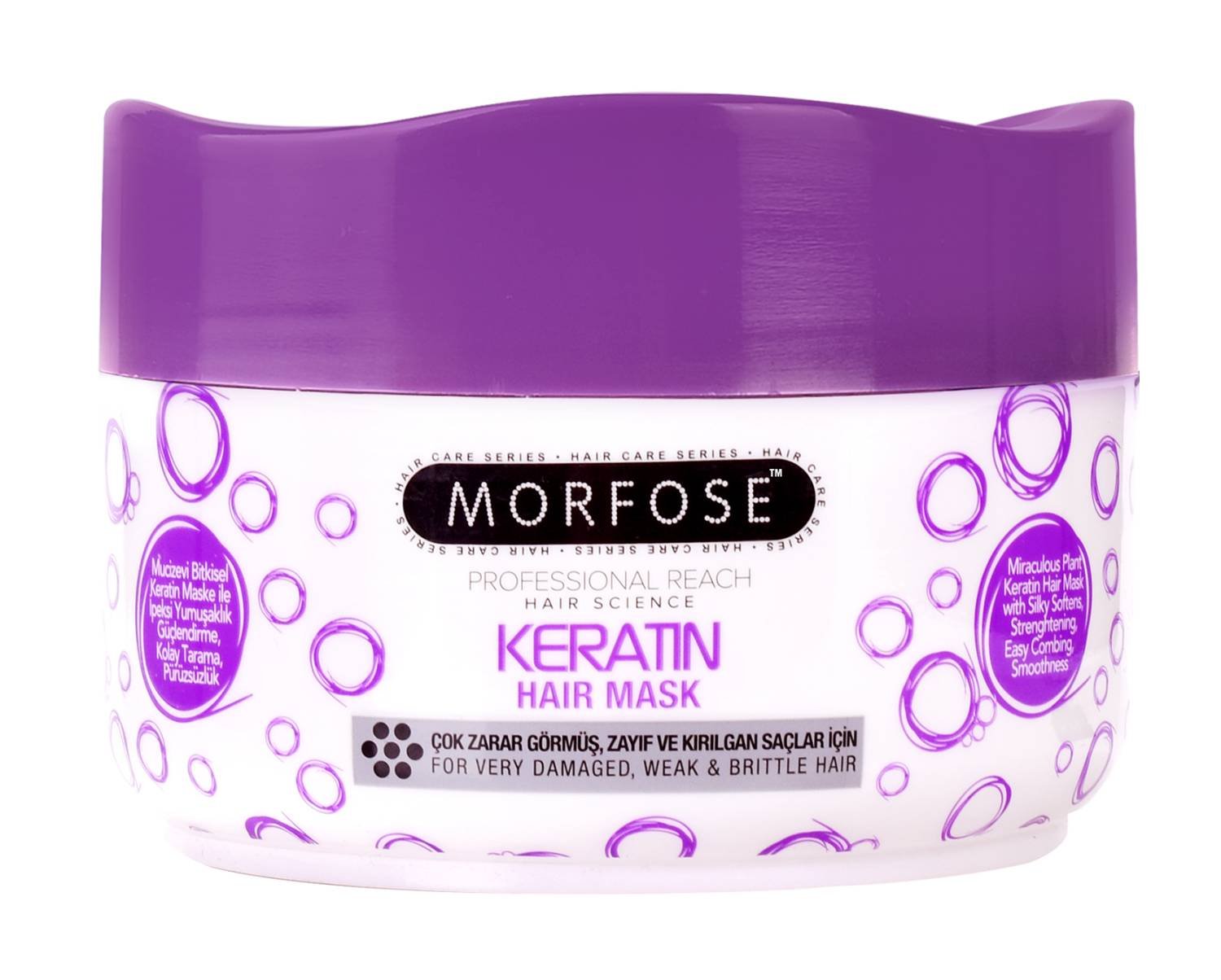 MORFOSE HAIR MASK KERATIN PURPLE 16.9 OZ