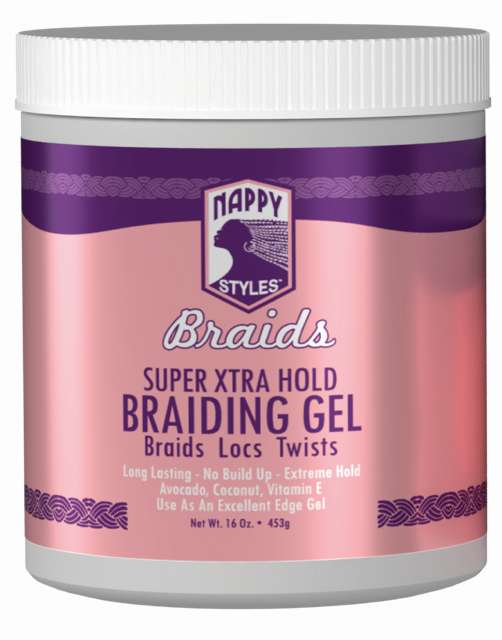 NAPPING SUPER XTRA HOLD BRADING GEL 16OZ