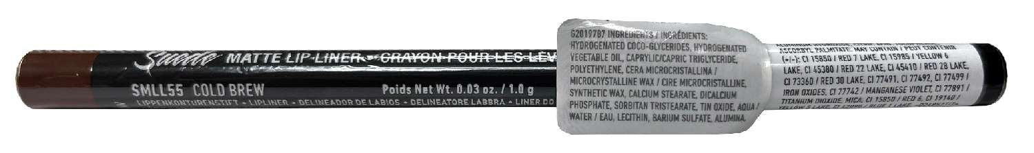 Ingredient List - Left / Top