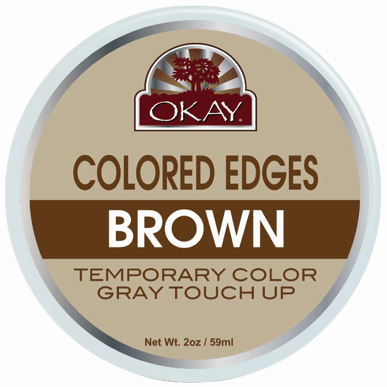 OKAY EDGES COLOR BRN 12/DP