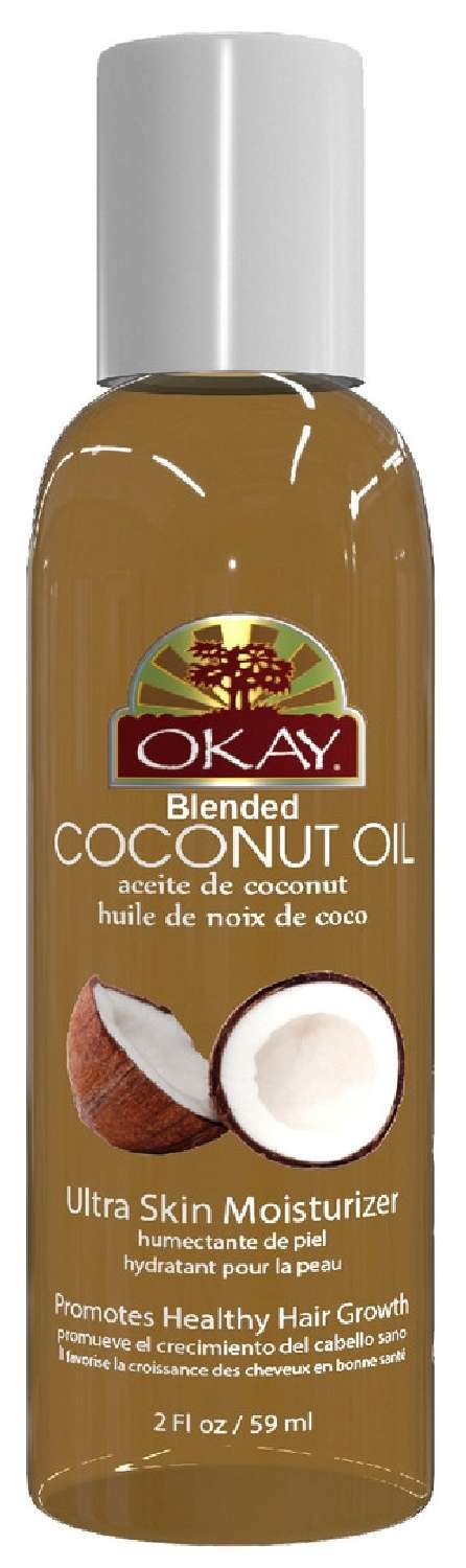 OKAY SKIN/HAIR OIL COCONUT 12/DP