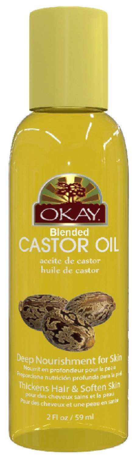 OKAY SKIN/HAIR OIL CASTOR 12/DP