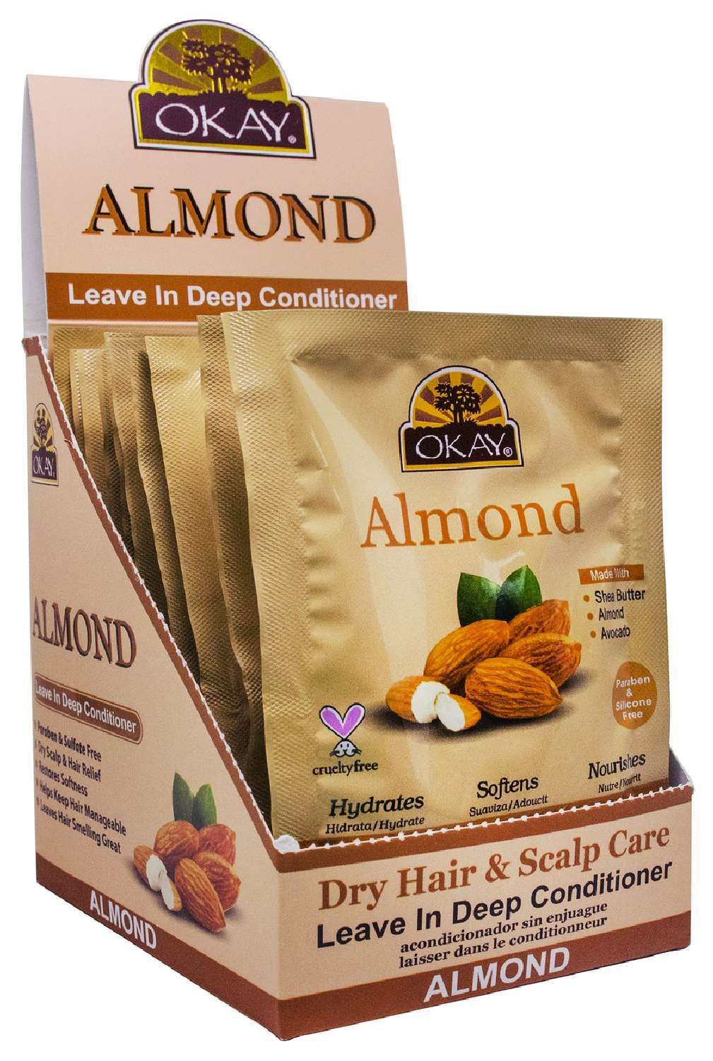 OKAY LV/IN 12PK ALMOND