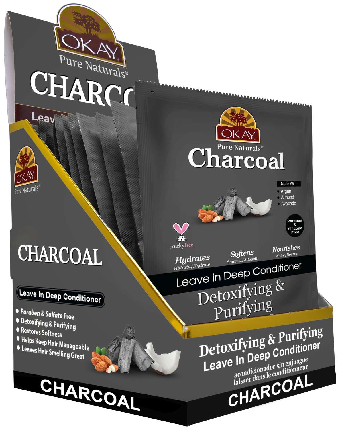 OKAY LV/IN 12PK CHARCOAL