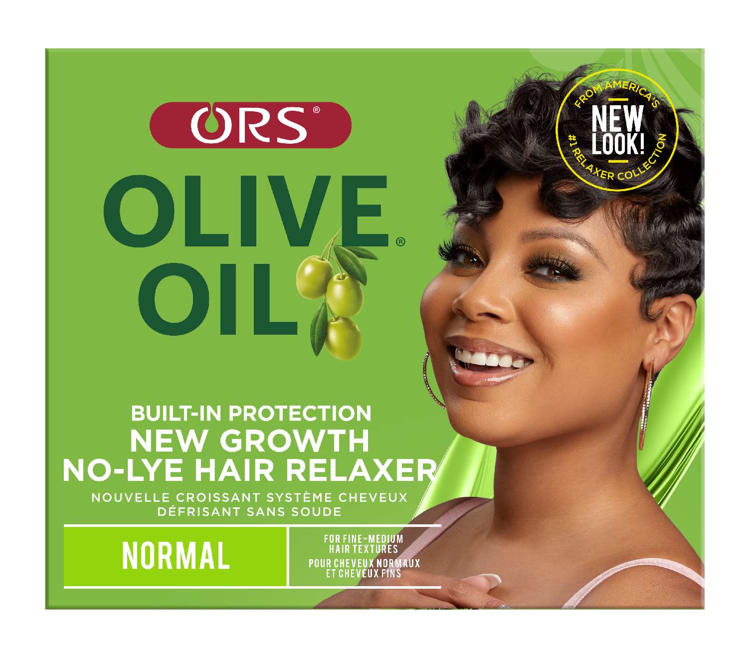 ORS Olive Oil New Growth No-Lye Hair Relaxer Kit Normal