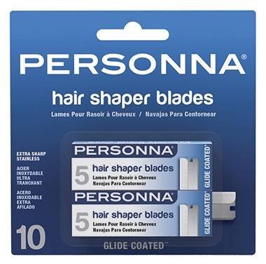 PERSONNA HAIR SHAPER BLADES 10 PK