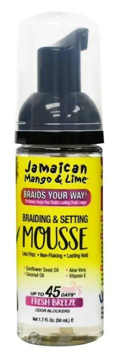 JML BRAIDS YOUR WAY MOUSSE SHINE MOLDING 1.7 OZ