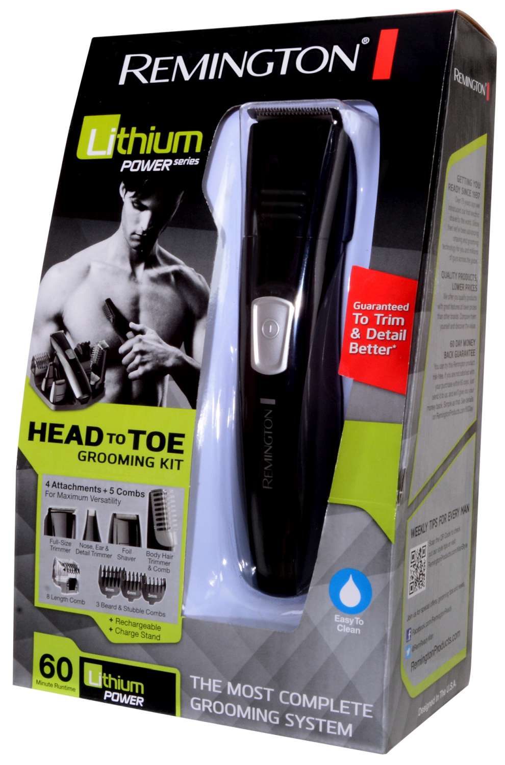 REMINGTON GROOM HEAD TO TOE