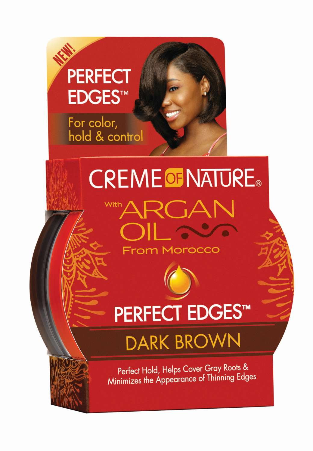 CON ARGAN PERFECT EDGES DARK BROWN