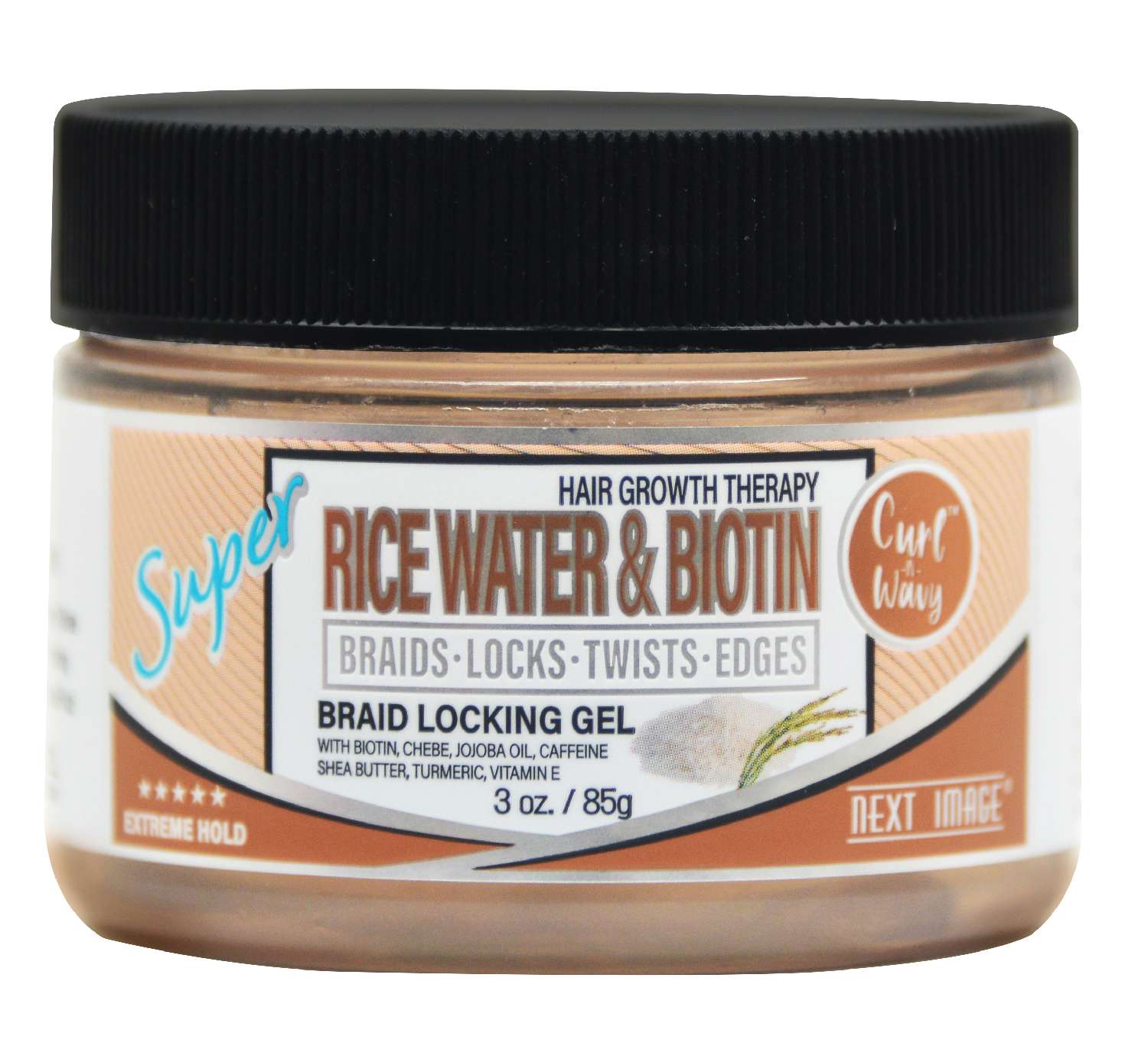 NEXT IMAGE BRAID GEL S/HOLD RICE WATER