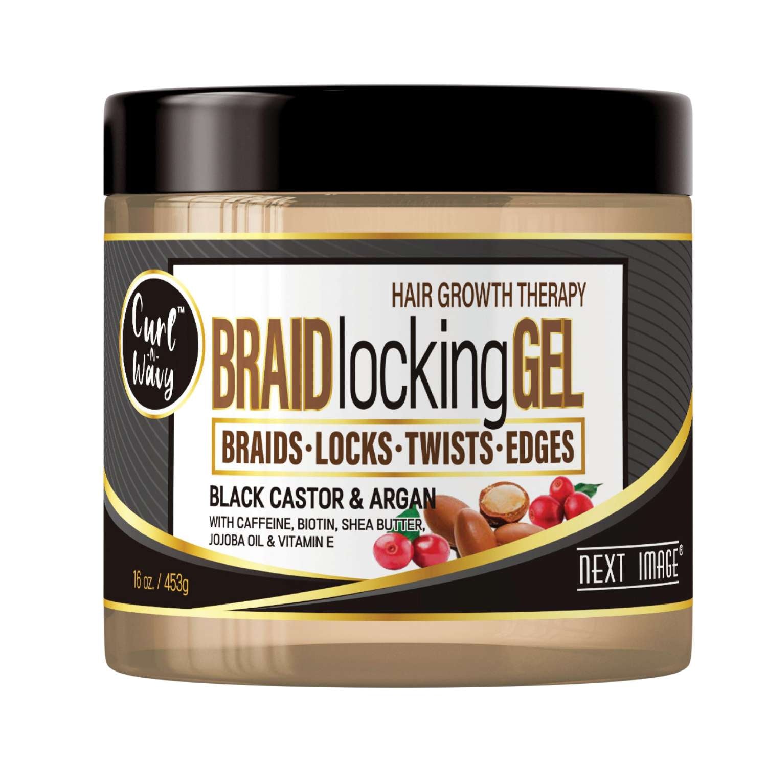 NEXT IMAGE BRAID GEL BLACK CASTOR