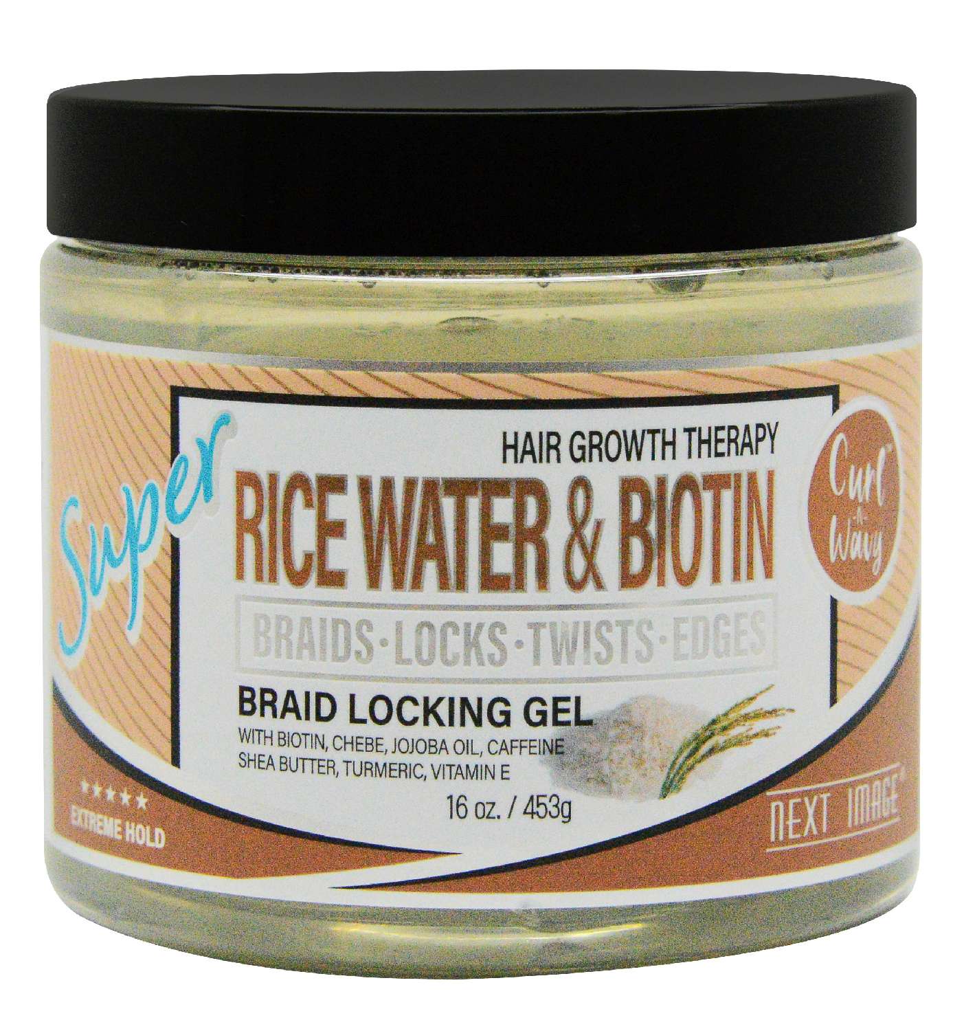 NEXT IMAGE BRAID GEL S/HOLD RICE WATER