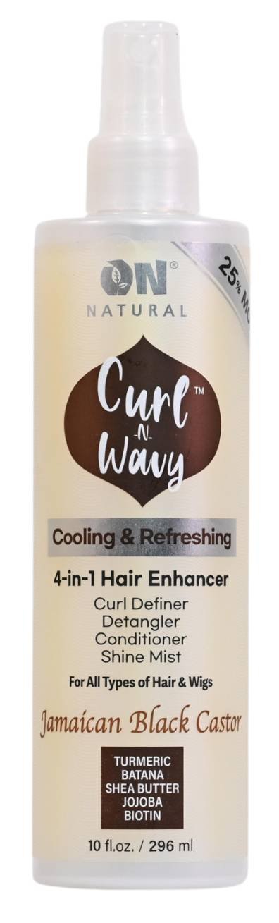 ON NAT CURL-N-WAVY 4IN1 HAIR E JBC 10 OZ