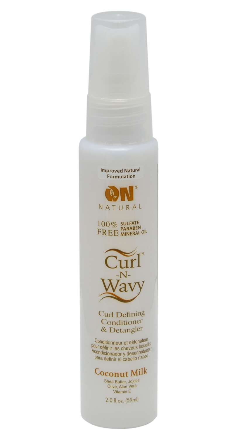 ON NAT CURL-N-WAVY COCONUT MILK DETANGLE
