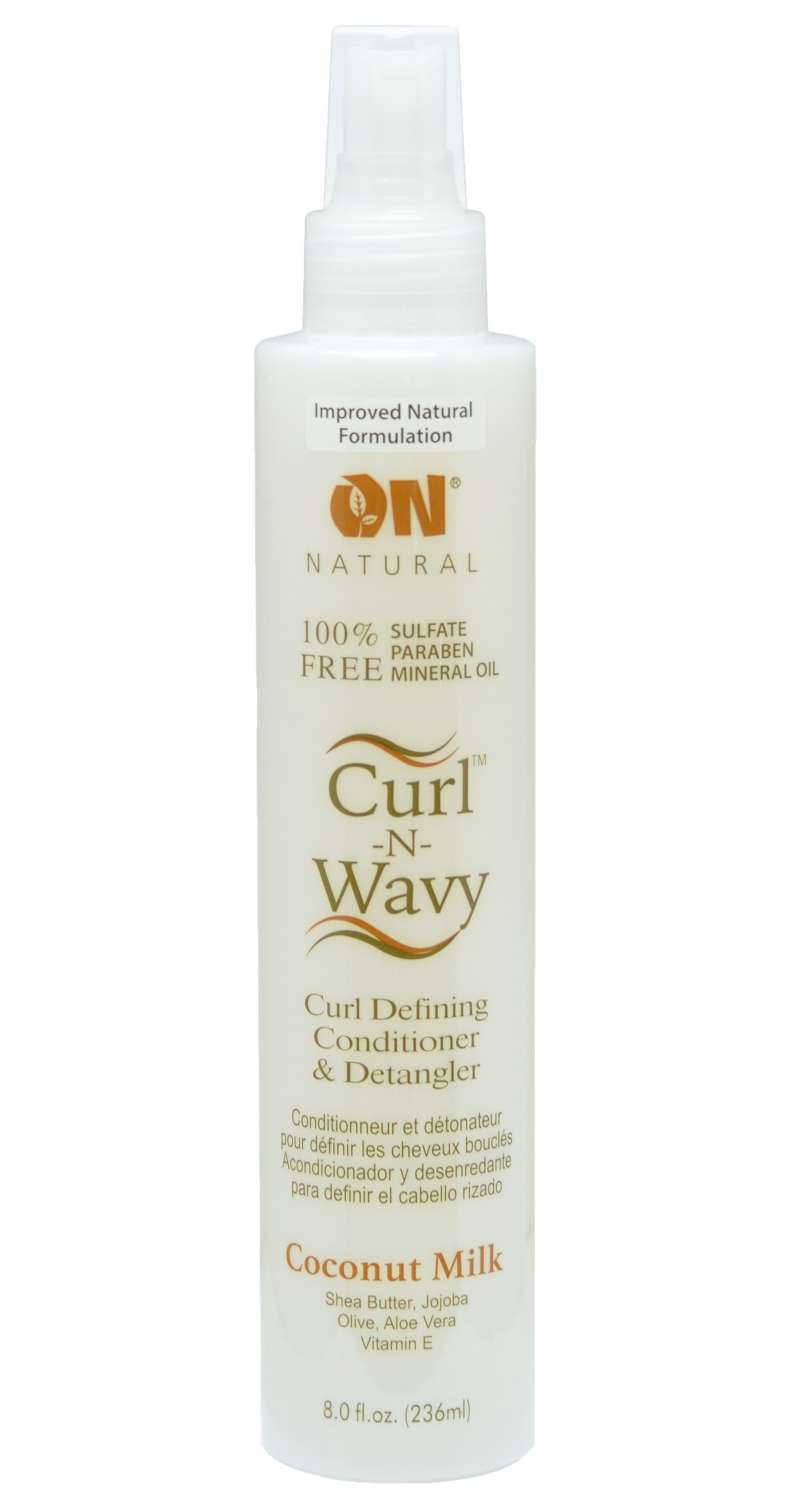 ON NAT CURL-N-WAVY COCONUT MILK DETANGLE