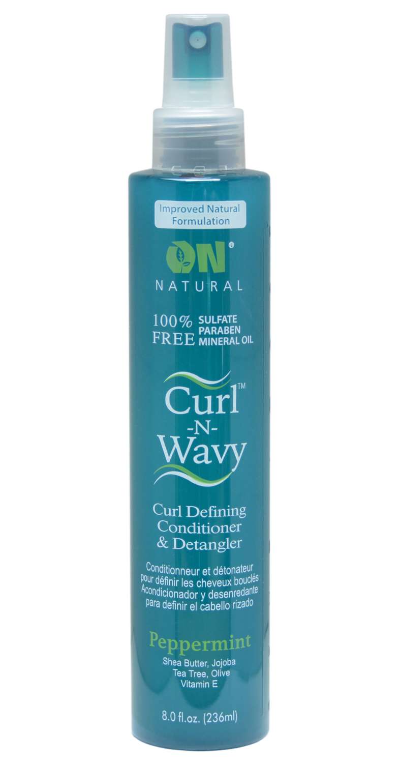 ON NAT CURL-N-WAVY PEPPERMINT DETANGLER
