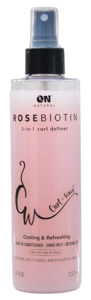 ON NAT CURL-N-WAVY ROSE BIOTIN