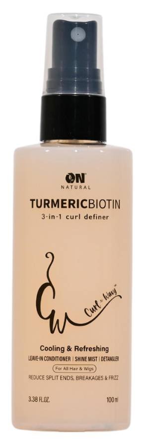 ON NAT CURL-N-WAVY TURMERIC BIOTIN 3.38 OZ