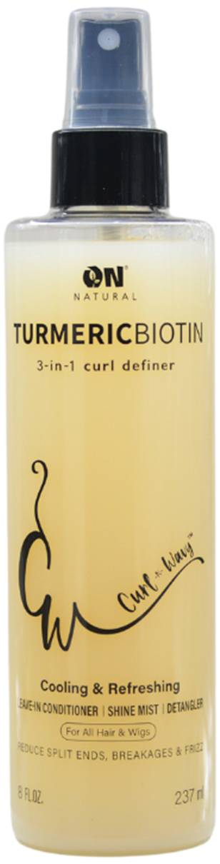 ON NAT CURL-N-WAVY TURMERIC BIOTIN