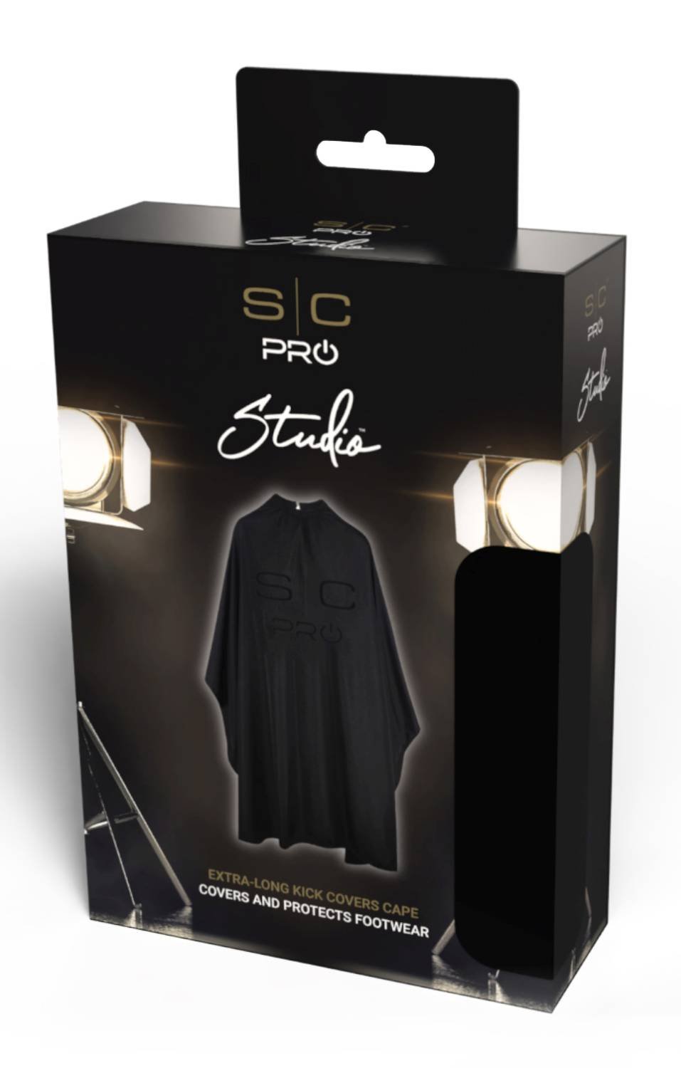 STYLECRAFT PRO CAPE WITH LOGO [BLK]