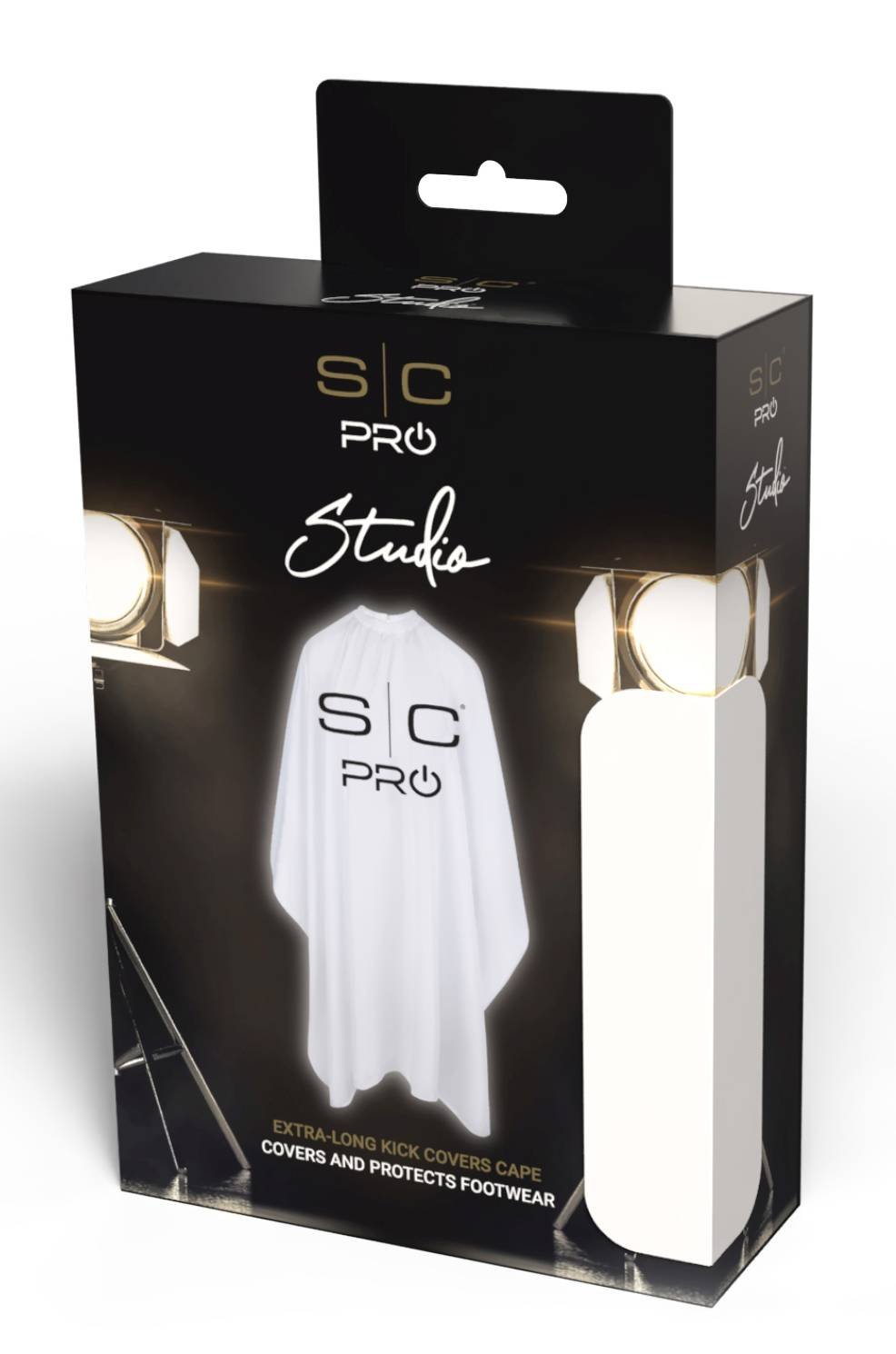 STYLECRAFT PRO CAPE WITH LOGO [WHT]