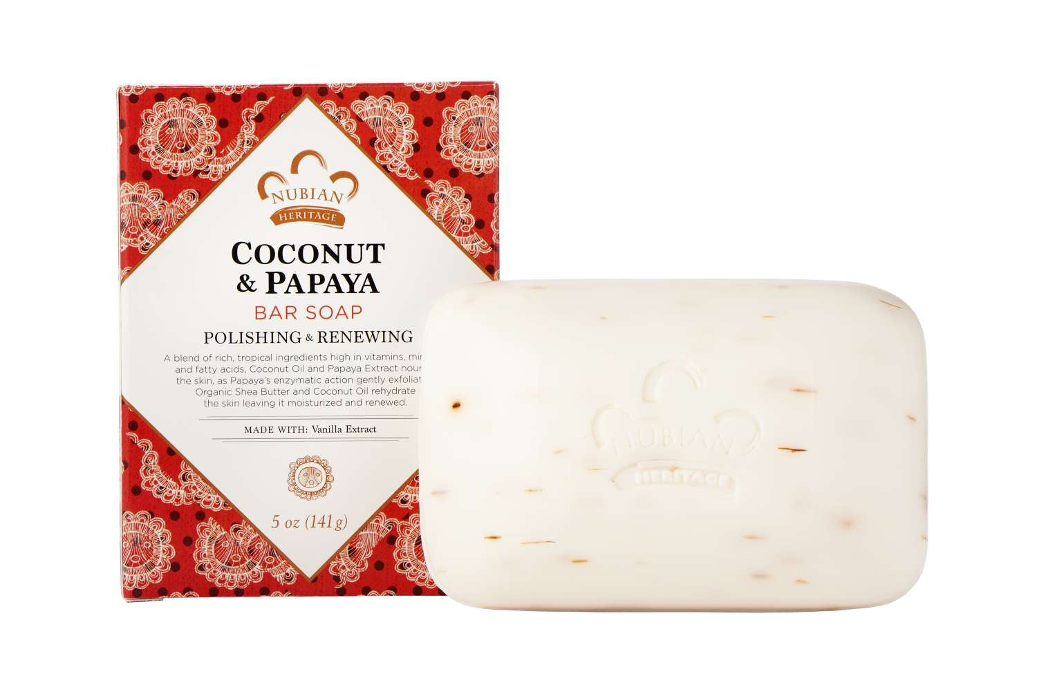 NUBIAN SOAP COCONUT/PAPAYA
