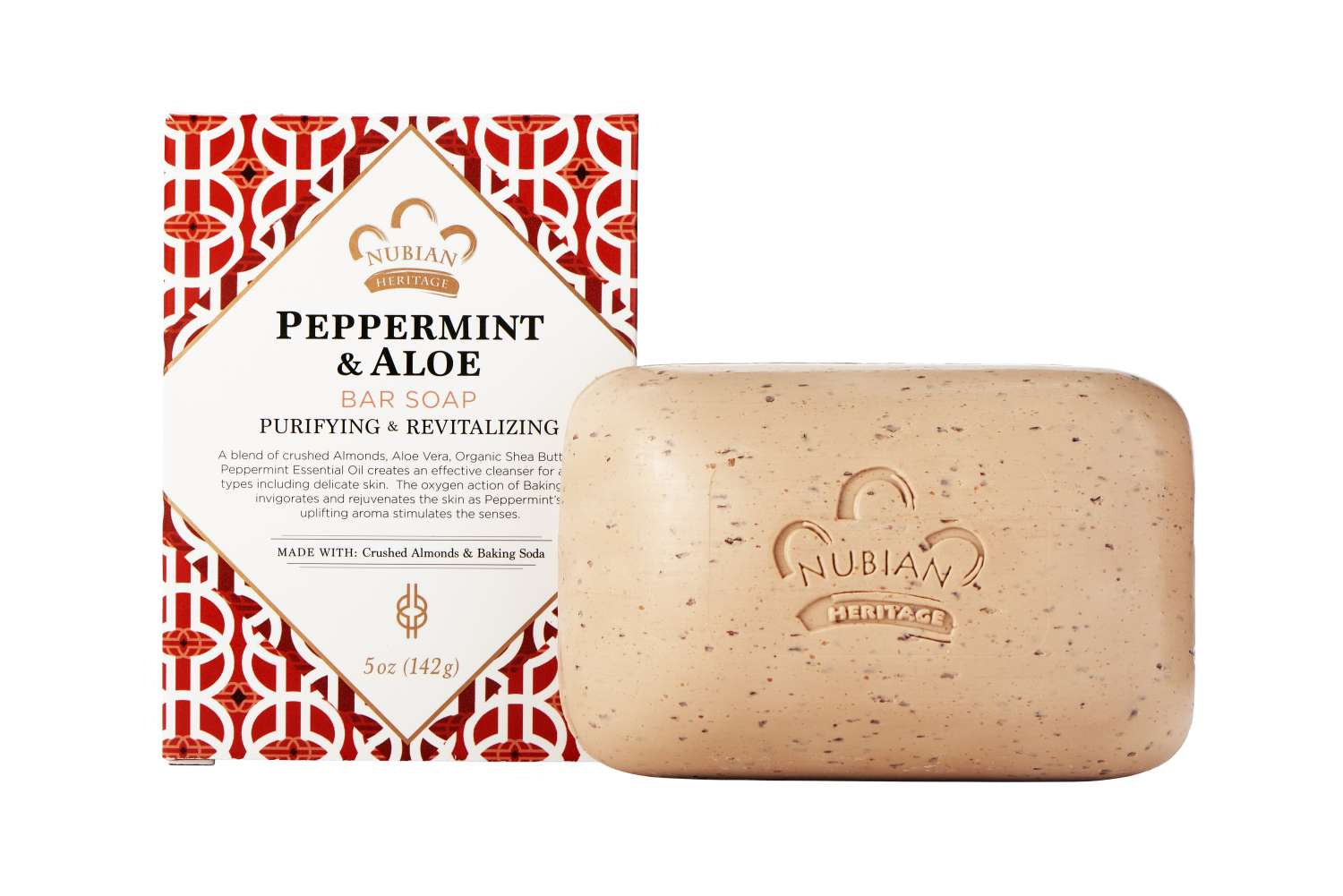 NUBIAN SOAP PEPPERMINT/ALOE