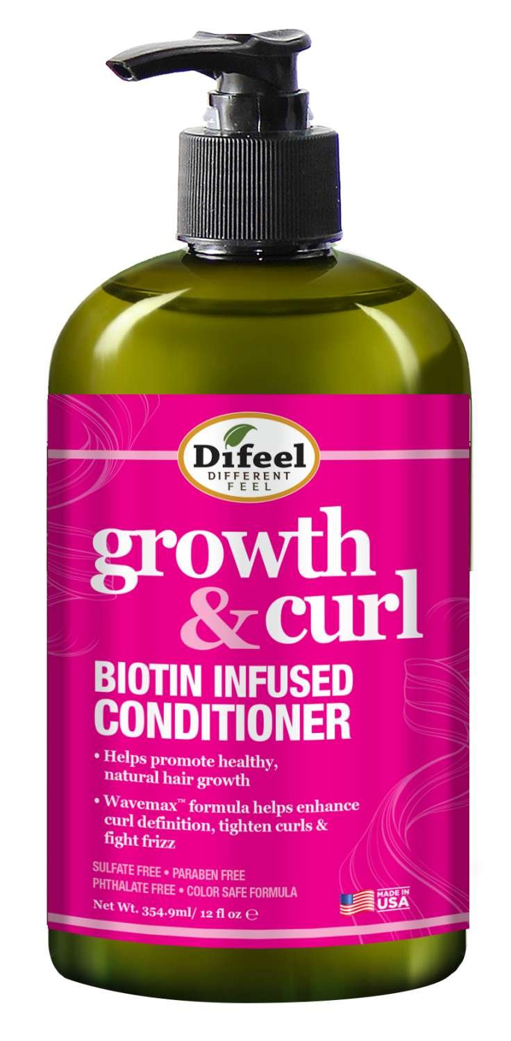 DIFEEL GROWTH & CURL BIOTIN CONDTIONER 12 OZ