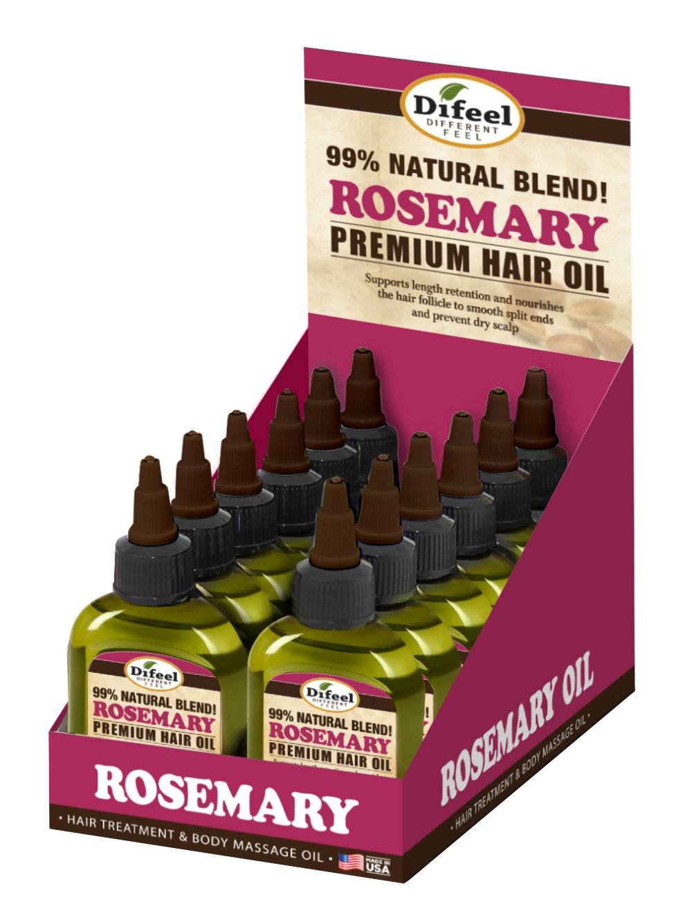 DIFEEL 12/DP PREM OIL ROSEMARY 2.5 OZ