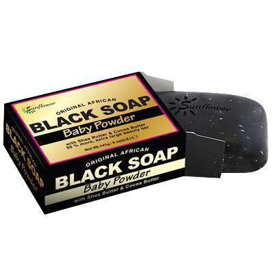 S/F SOAP BLACK-BABY POWDER
