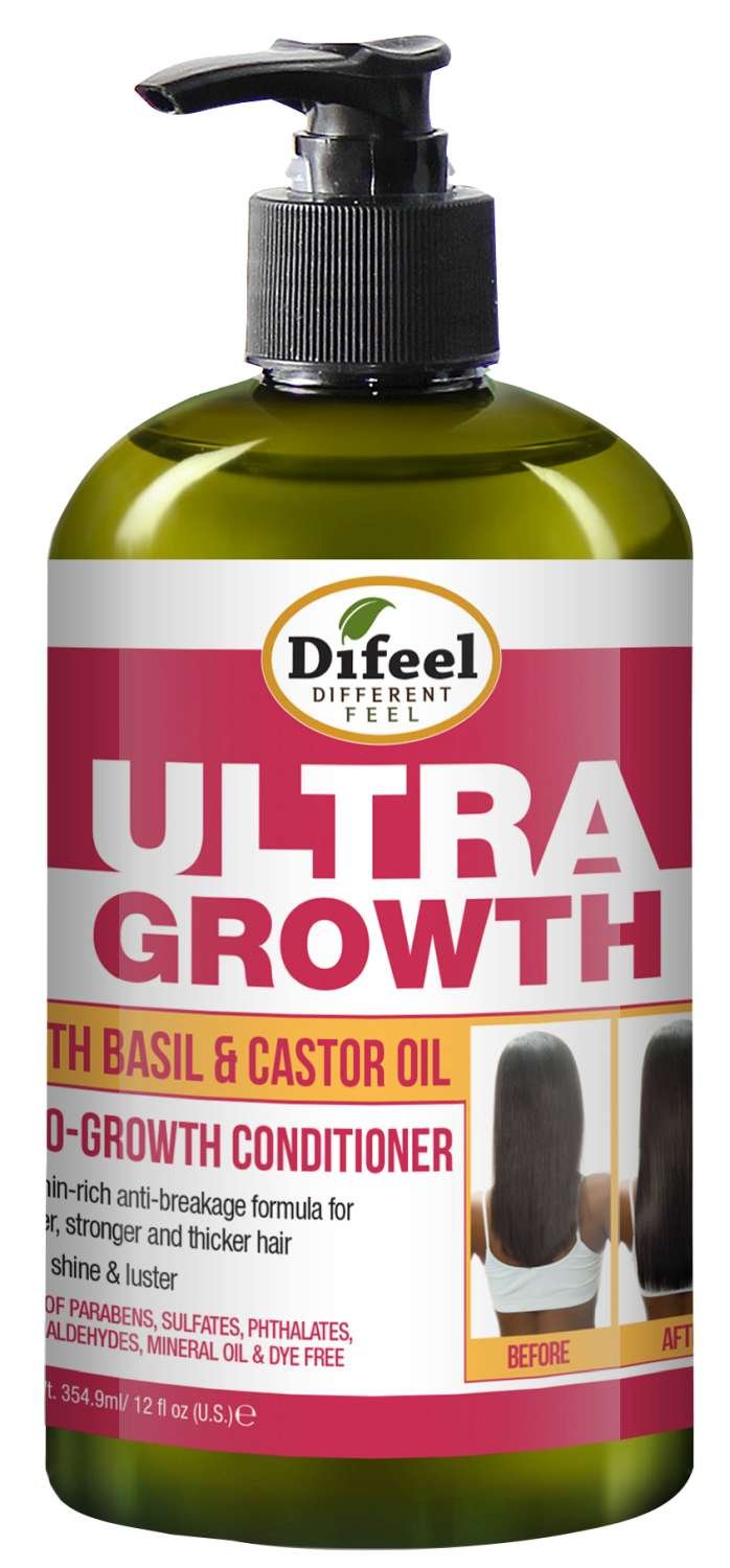DIFEEL ULTRA GROWTH BASIL&CASTOR PG COND 12 OZ