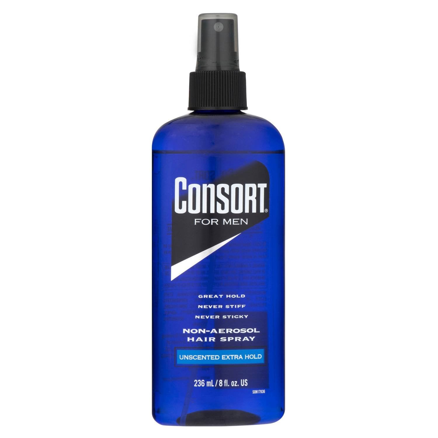 CONSORT MEN HAIR SPRAY N/AEROSOL X/HOLD 8 OZ
