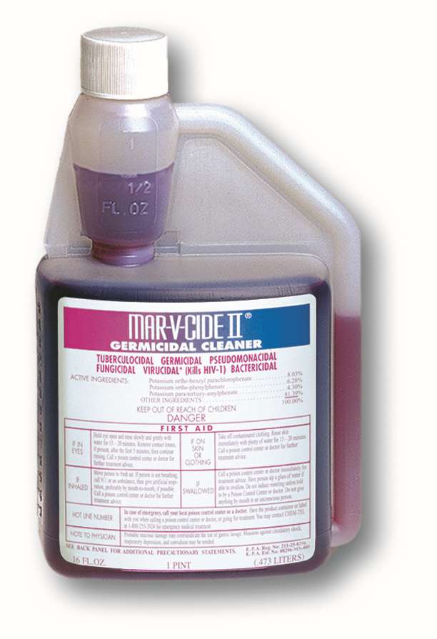 MARVY CIDE II GERMICAL CLEANS