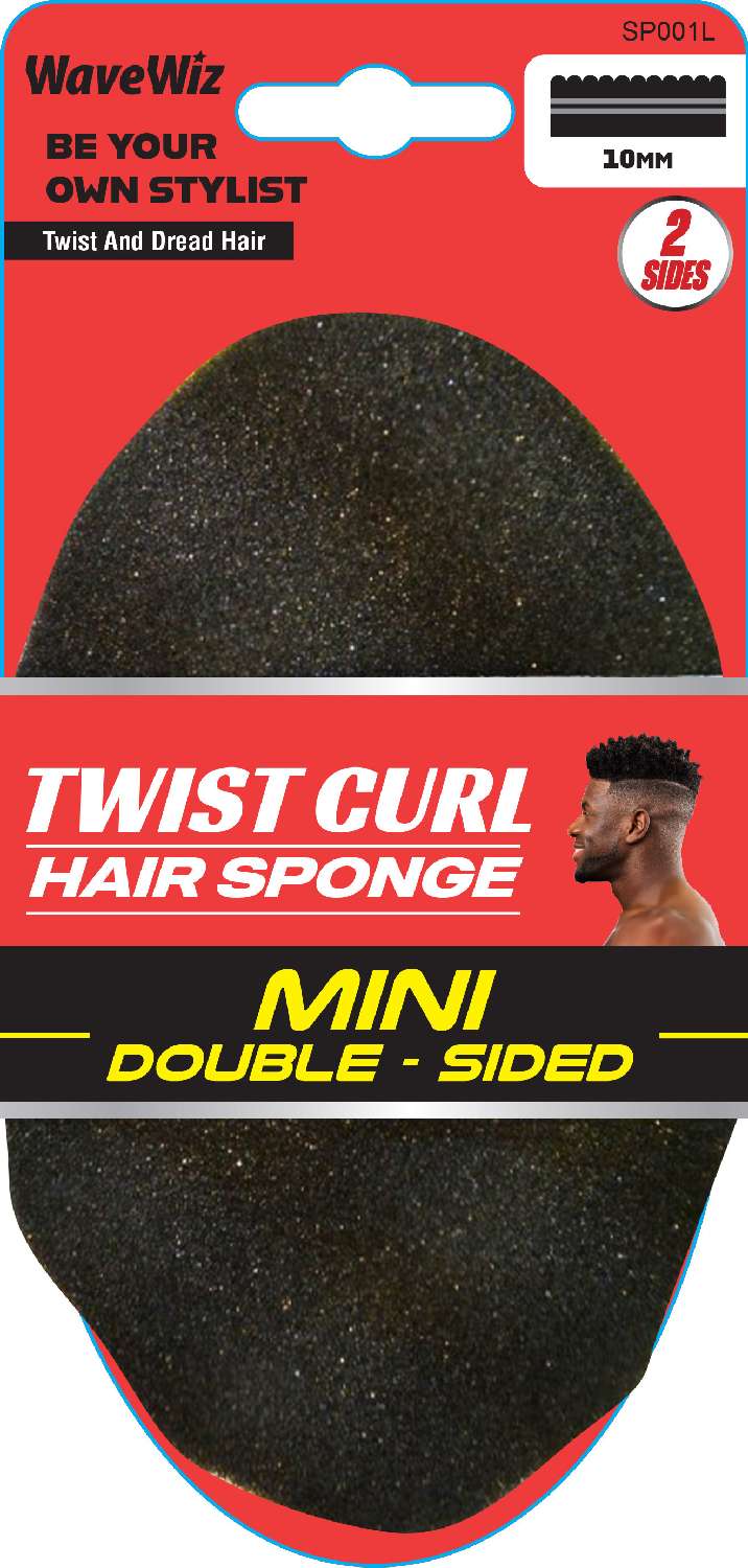 SPONGE BRUSH 2 SIDED 10/WAVE MINI