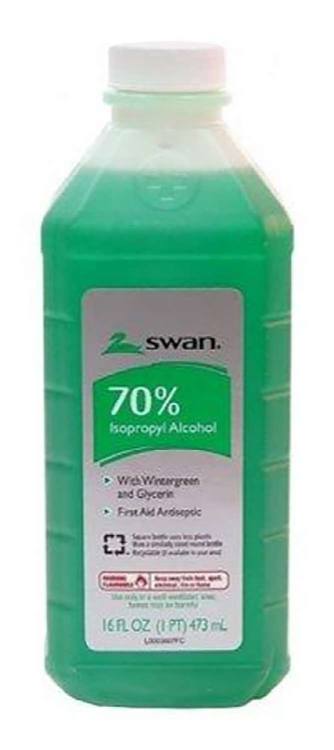 SWAN ALCOHOL 70 PERC ISOPROPY WITH GREEN