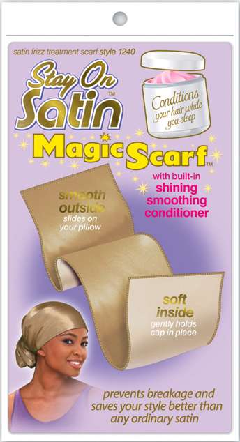 CRISTINA MGC/SCARF SATIN FRIZ