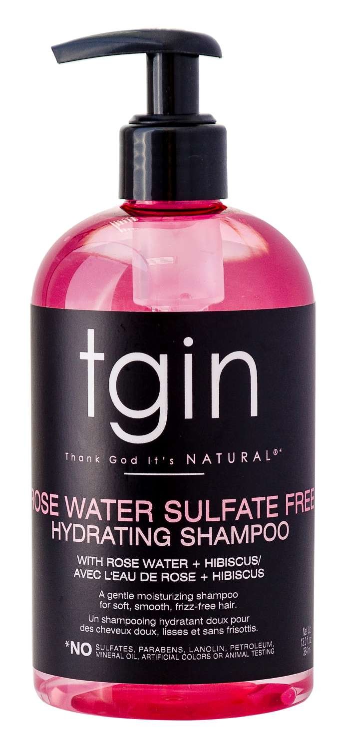 TGIN ROSE WATER SULFATE FREE SHAMPOO 13 OZ