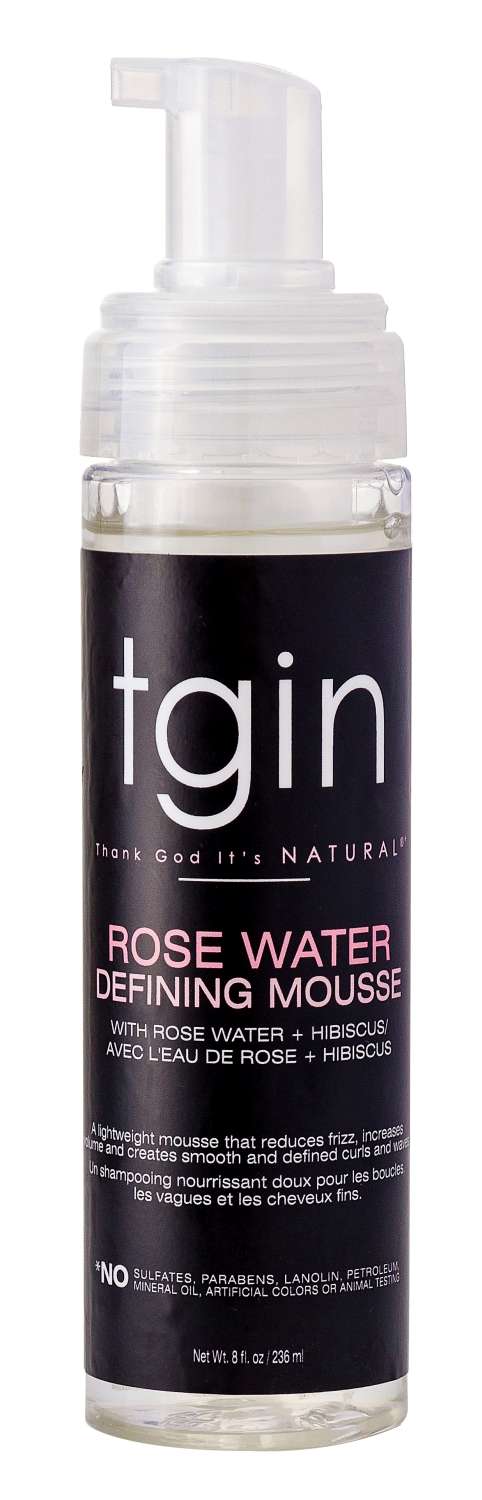 TGIN ROSE WATER CURL DE MOUSSE